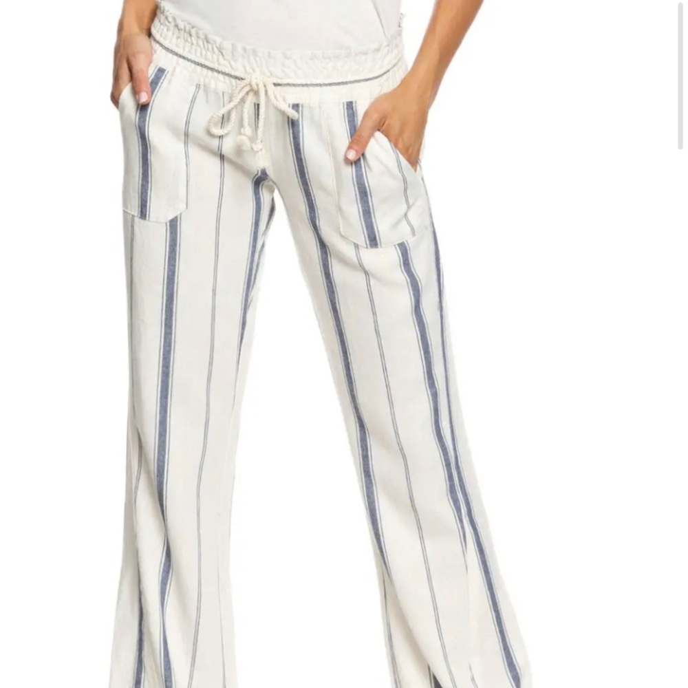 Roxy Oceanside Linen Blend Pants